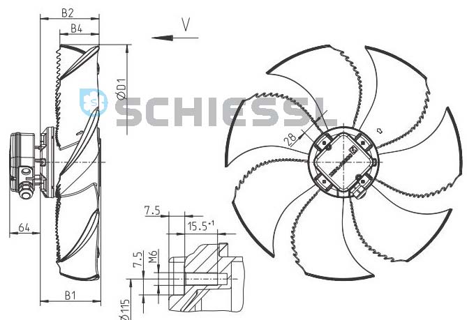 více o produktu - Ventilátor FN045-6EA.2F.V7P3, Art.Nr.141704, Zeihl-Abegg